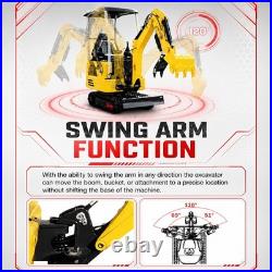 1.8 Ton Mini Excavator KUBOTA Diesel Engine Expand Track Side swing Pilot