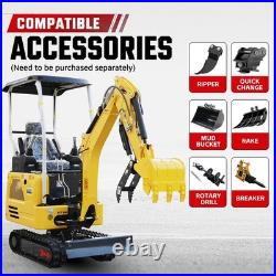 1.8 Ton Mini Excavator KUBOTA Diesel Engine Expand Track Side swing Pilot