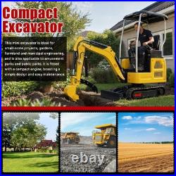 1.8 Ton Mini Excavator KUBOTA Diesel Engine Expand Track Side swing Pilot