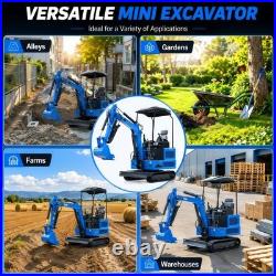 1.8 Ton Mini Excavator KUBOTA Diesel Engine Pilot System 4000lbs Crawler Digger 1.8 Ton Mini Excavator KUBOTA Diesel Engine Pilot System 4000lbs Crawler Digger