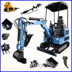1.8 Ton Mini Excavator Kubota Diesel Pilot Digger Auger Quick Hitch Attachments