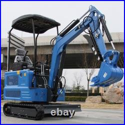 1.8 Ton Mini Excavator Kubota Diesel Pilot Digger Auger Quick Hitch Attachments