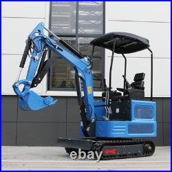 1.8 Ton Mini Excavator Kubota Diesel Pilot Digger Auger Quick Hitch Attachments