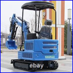 1.8 Ton Mini Excavator Kubota Diesel Pilot Digger Auger Quick Hitch Attachments