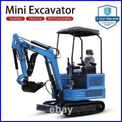 1.8 Ton Mini Excavator Kubota Engine Pilot Hydraulic 2-Year Warranty Free Ship