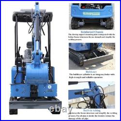 1.8 Ton Mini Excavator Kubota Engine Pilot Hydraulic 2-Year Warranty Free Ship