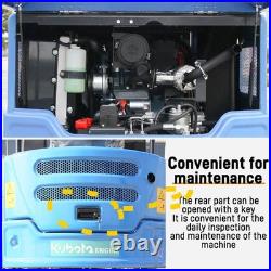 1.8 Ton Mini Excavator Kubota Engine Pilot Hydraulic 2-Year Warranty Free Ship