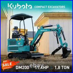 1.8 Tons Mini Hydraulic Excavator2025 KUBOTA NEW Diesel 4,000 lbs USA STOCK