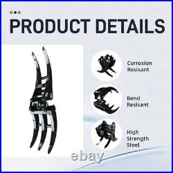 1.8 tonExcavator Grabber Attachments for Mini Digger Wood grab 30mm pin diameter