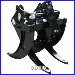 1.8 tonExcavator Grabber Attachments for Mini Digger Wood grab 30mm pin diameter