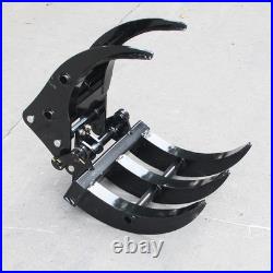 1.8 tonExcavator Grabber Attachments for Mini Digger Wood grab 30mm pin diameter