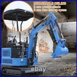 1.8t Mini Excavator Digger KUBOTA 13.5HP Diesel USA Stock Water-Cooling Crawler