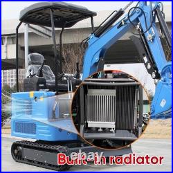 1.8t Mini Excavator Digger KUBOTA 13.5HP Diesel USA Stock Water-Cooling Crawler