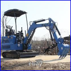 1.8t Mini Excavator Digger KUBOTA 13.5HP Diesel USA Stock Water-Cooling Crawler