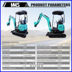 1.8ton Mini Excavator Micro Crawler Track Digger with EPA 23HP Engine in US 1.8ton Mini Excavator Micro Crawler Track Digger with EPA 23HP Engine in US
