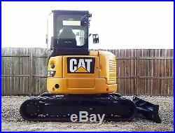 1 Owner 2012 Caterpillar 305E CR Mini Track Excavator Cab HEAT AC CAT Backhoe