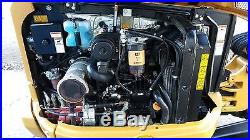 1 Owner 2013 Caterpillar 302.7D CR Mini Track Excavator Cab Heat CAT Backhoe