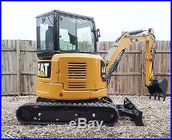 1 Owner 2013 Caterpillar 303.5E CR Mini Track Excavator CAB HEAT AIR AUX HYD CAT