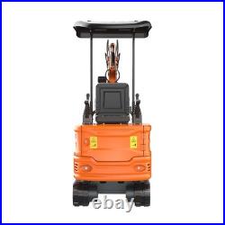 1 TON Mini Excavator 13.5 HP B&S Engine Tracked Digger Hydraulic joystick2025new