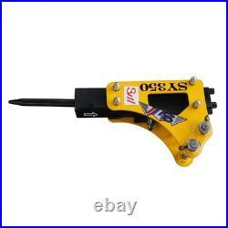 1 T Mini Excavator WithHydraulic Breaker Hammer 13.5HP EPA B&S Digger Unassembled