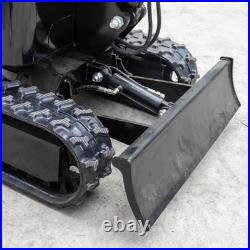 1 Ton 13.5HP Canopy Mini Hydraulic Excavator with 8Pcs Attachments Set in Stock
