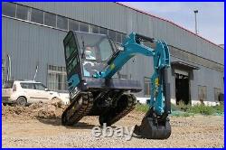 1 Ton 2 Ton Mini Construction Excavator Digging Bagger Machine Multi-assisted