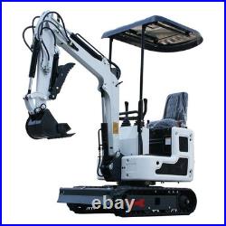 1 Ton Compact Crawler Mini Excavator B&S Gasoline Engine US In Stock Free Ship