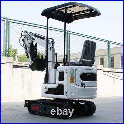 1 Ton Compact Crawler Mini Excavator B&S Gasoline Engine US In Stock Free Ship