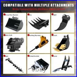 1 Ton Compact Crawler Mini Excavator B&S Gasoline Engine US In Stock Free Ship