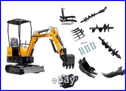 1 Ton Crawler 13.5HP Mini Excavator Brand New EPA Compliant Ready to Ship