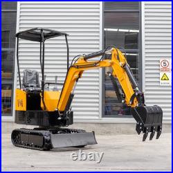 1 Ton Crawler 13.5HP Mini Excavator Brand New EPA Compliant Ready to Ship