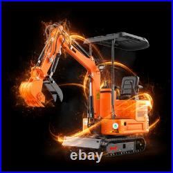 1 Ton Mini Excavator 13.5HP B&S Engine Micro Tracked Excavator Small Digger, NEW 1 Ton Mini Excavator 13.5HP B&S Engine Micro Tracked Excavator Small Digger, NEW