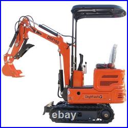 1 Ton Mini Excavator 13.5HP B&S Engine Micro Tracked Excavator Small Digger, NEW 1 Ton Mini Excavator 13.5HP B&S Engine Micro Tracked Excavator Small Digger, NEW