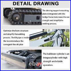 1 Ton Mini Excavator 13.5HP B&S Engine Track Digger FREE SHIPPING USA STOCK