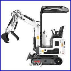 1 Ton Mini Excavator 13.5HP B&S Engine Track Digger FREE SHIPPING USA STOCK