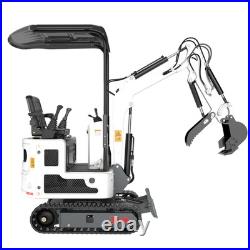 1 Ton Mini Excavator 13.5HP B&S Engine Track Digger FREE SHIPPING USA STOCK