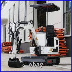1 Ton Mini Excavator 13.5HP B&S Engine Track Digger FREE SHIPPING USA STOCK