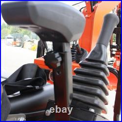 1 Ton Mini Excavator 13.5HP B&S Gas Engine Crawler Digger with Hydraulic Thumb