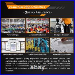 1 Ton Mini Excavator 13.5HP B&S Gas Engine, Hydraulic Thumb, Crawler Digger