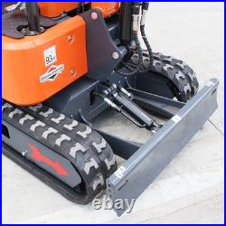 1 Ton Mini Excavator 13.5HP B&S Gas Engine with Hydraulic Thumb + 6 attchments