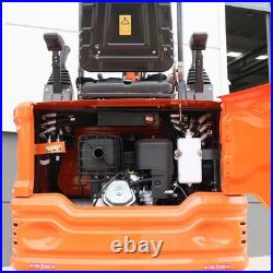 1 Ton Mini Excavator 13.5HP B&S Gas Engine with Hydraulic Thumb + 6 attchments