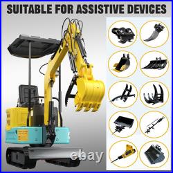 1 Ton Mini Excavator 13.5HP EPA Gas Tracked Digger, Pickup in VA