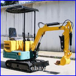 1 Ton Mini Excavator 13.5HP EPA Gas Tracked Digger, Pickup in VA
