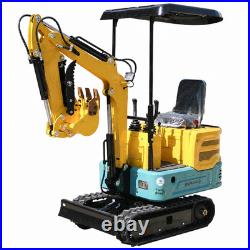 1 Ton Mini Excavator 13.5HP EPA Gas Tracked Digger, Pickup in VA