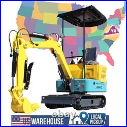 1 Ton Mini Excavator 13.5HP Mini Digger Crawler Virginia Stock Local Pick-up