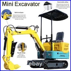 1 Ton Mini Excavator 13.5HP Mini Digger Crawler Virginia Stock Local Pick-up
