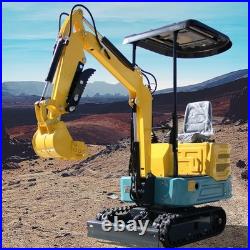 1 Ton Mini Excavator 13.5HP Mini Digger Crawler Virginia Stock Local Pick-up