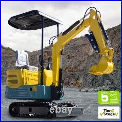 1 Ton Mini Excavator 13.5HP Mini Digger Crawler Virginia Stock Local Pick-up