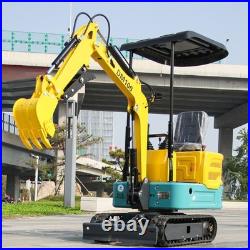 1 Ton Mini Excavator 13.5HP Mini Digger Crawler Virginia Stock Local Pick-up