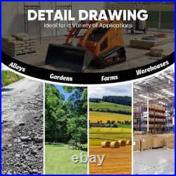 1 Ton Mini Excavator + 13.5HP Mini Skid Steer Loader Bundle, Free Ship & Unload